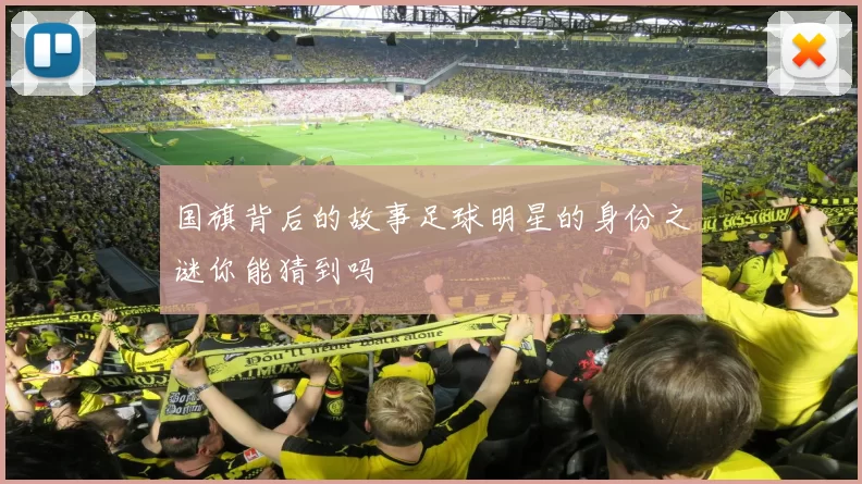 国旗背后的故事足球明星的身份之谜你能猜到吗