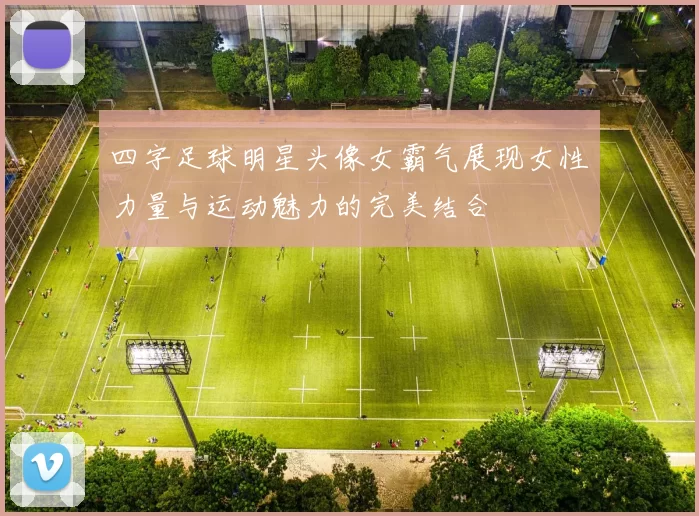 四字足球明星头像女霸气展现女性力量与运动魅力的完美结合
